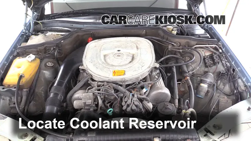 1981 Mercedes-Benz 380SEL 3.8L V8 Sedan (4 Door) Coolant (Antifreeze)